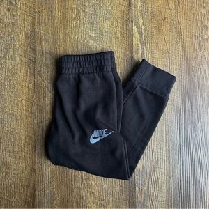 NIKE Sweatpants Pull On Joggers Boy Girl Toddler 4 XS Black